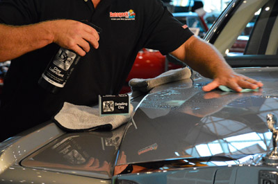 Keep your paint clear of embedded contaminants with BLACKFIRE Poly Clay!