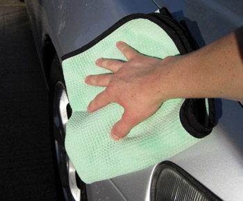Safely dry your car or truck with the Waffle Weave Guzzler by Cobra
